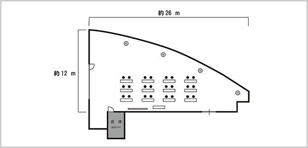 レストハウス フロアマップ